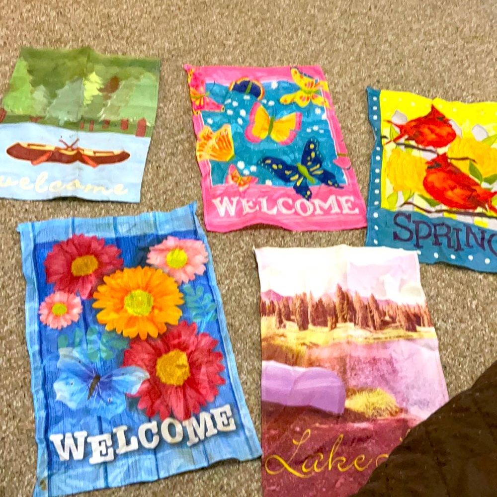 🌸 Summer Mini Flag Set